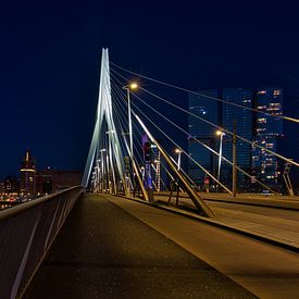 Die Erasmusbrücke, Rotterdam von Miranda Lodder