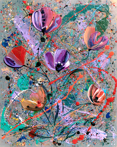 Tulpen Abstract Expressionisme