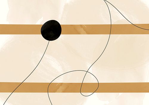 Scandinavisch Mid Eeuw Minimalisme Abstract