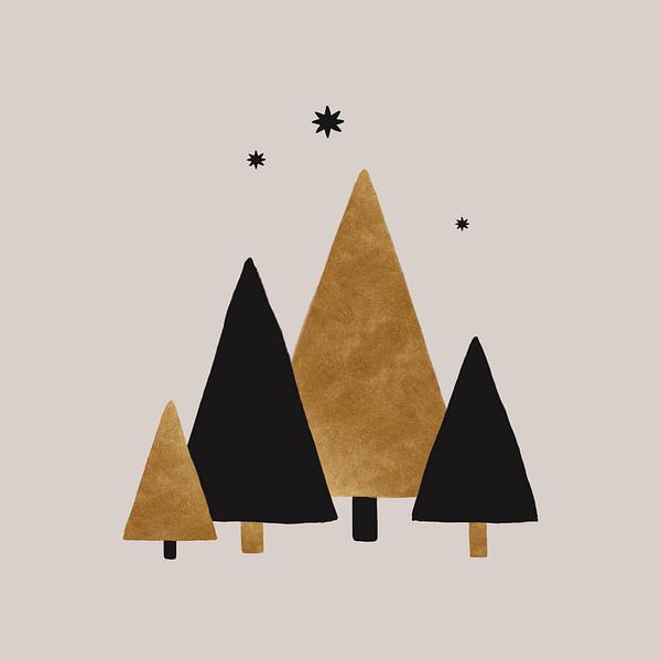 Kerstbomen & Sterren van Orara Studio