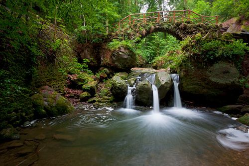 Schiessentumpel waterfall in Luxembourg.