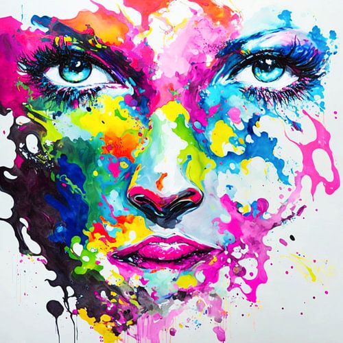 Female Expressive Colourful - Pink