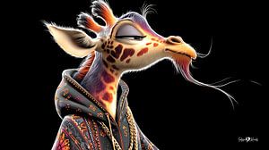 Giraffe Porträt