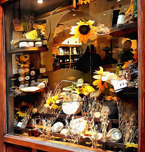 Schaufenster Pienza von Dorothy Berry-Lound