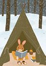 Bunny in the tent by Studio Miloa thumbnail
