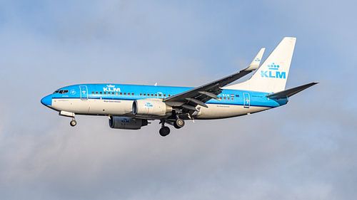 KLM Boeing 737-700 passagiersvliegtuig.