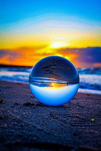 Contrastes au coucher du soleil