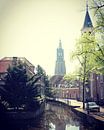 View of historical old town of Amersfoort, Netherlands van Daniel Chambers thumbnail