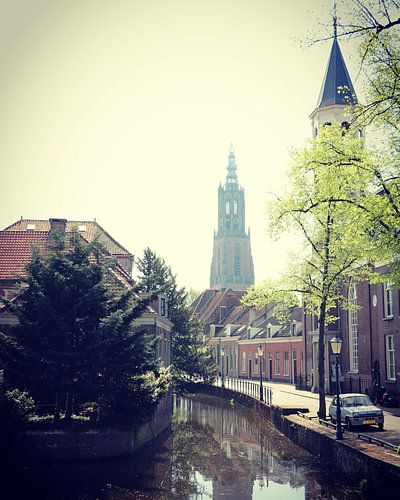 View of historical old town of Amersfoort, Netherlands