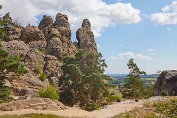 "Les armoiries de Hambourg" - une partie du Mur du Diable en Saxe-Anhalt sur t.ART