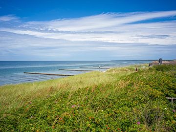 Op het strand van Ahrenshoop (Fischland-Darß-Zingst) van t.ART