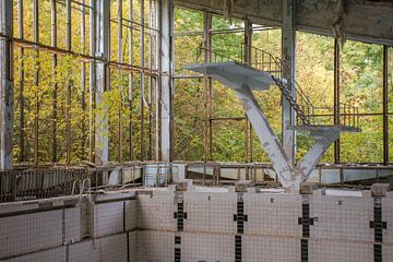 Het grote zwembad van Pripyat