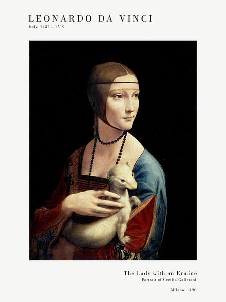 Leonardo Da Vinci - Lady with the Ermine by Old Masters