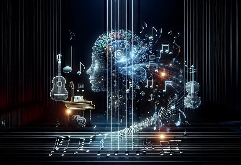 Ai application in music, concept by Eye on You