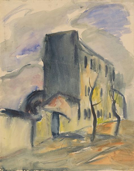 Detached Blue House (1930) by Zoltán Palugyay by Peter Balan