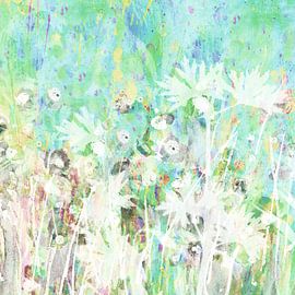 Blumenwiese grün von Claudia Gründler