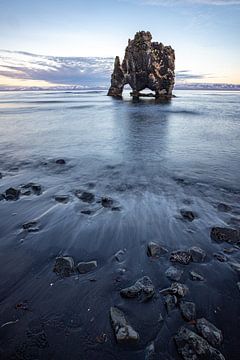 Dinosaur rock in Iceland (Hvitserkur) 2 by Albert Mendelewski