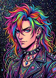 Handsome punk guy by Runglavan Pleanphai