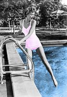 Retro Swimwear model