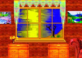 Blick aus dem Fenster