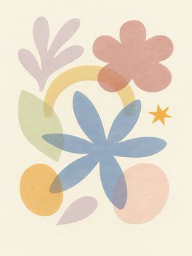Pastel Pattern Play No 01 by Treechild