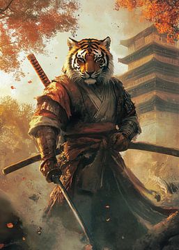Kung Fu Tijger van FotoKonzepte