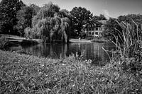 Kuurpark in Bad Salzuflen (z/w)
