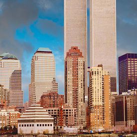 Twin Towers New York (1999) by Hans Levendig (lev&dig fotografie)
