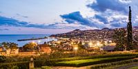Altstadt von Funchal auf Madeira bei Nacht von Werner Dieterich Miniaturansicht