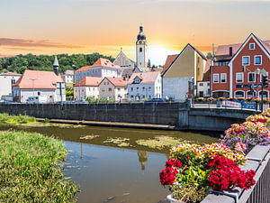 Sonnenaufgang in Schwandorf Oberpfalz Bayern
