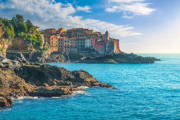 Tellaro Village, Liguria Coast. Gulf of Poets, Italy Seascape by Stefano Orazzini