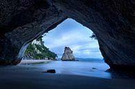 Cathedral Cove in Nieuw Zeeland van Michael Bollen thumbnail