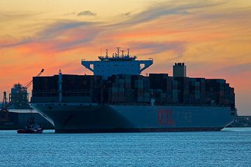 Container ship at Rotterdam by Anton de Zeeuw