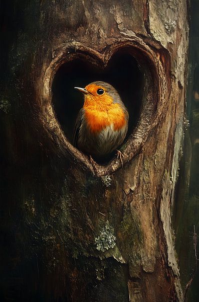 Petit oiseau de l'amour par Brigitta Meijer