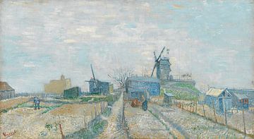 Montmartre: Windmühlen und Gemüsegärten, Vincent van Gogh