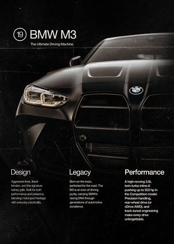 BMW M3 tijdschrift cover