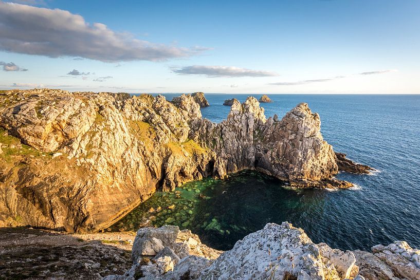 Evening light at Pointe de Pen Hir, Camaret-sur-Mer, Brittany by Christian Müringer