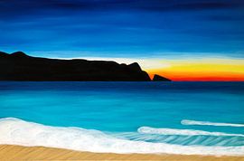 Maui, Hawaii, Sonnenuntergang by Martina Dormann