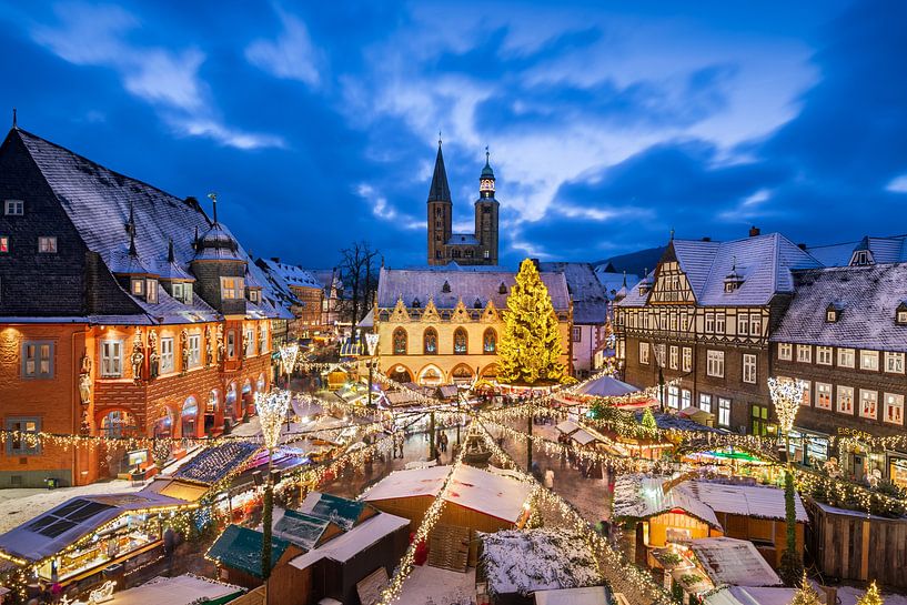 Christmas market in Goslar, Germany by Michael Abid