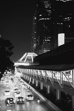 Bangkok in de nacht van Bart van Lier