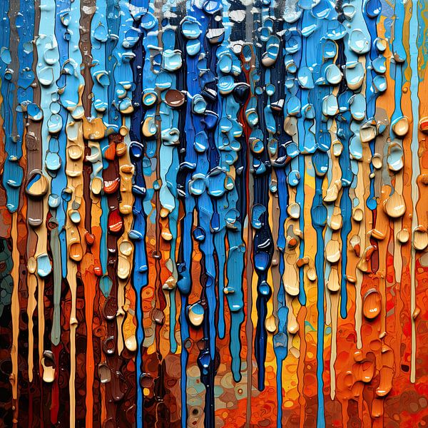 Moderne Kunst 2023 van Abstract Schilderij