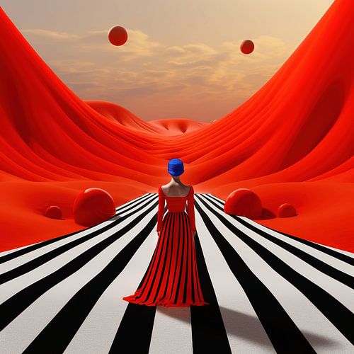 Droomlandschap in de woestijn