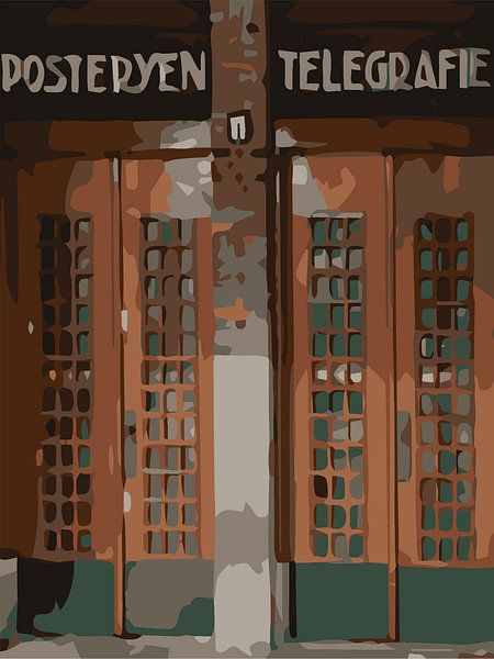 245. Old main post office by Domstad Rudie