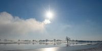 Nevel die opstijgt uit de IJssel tijdens een koude winter van Sjoerd van der Wal Fotografie thumbnail
