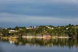 Blick auf die Stadt Bergen in Norwegen von Rico Ködder