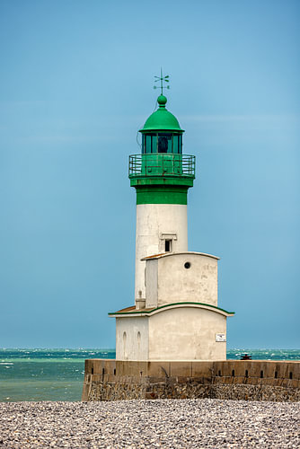 De vuurtoren van Le Tréport (Phare du Le Tréport)