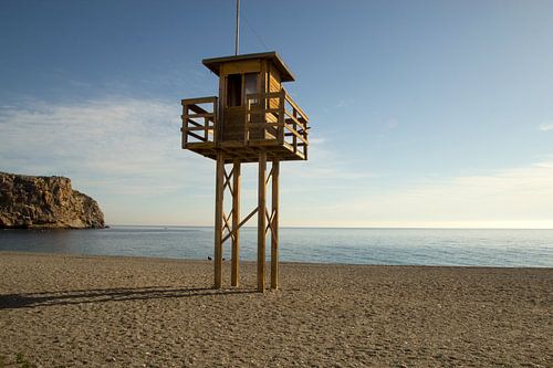 The Lifeguard Tower by Cornelis (Cees) Cornelissen