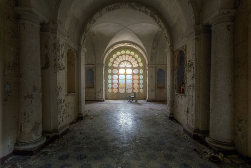 Entrée d'un lieu tragique