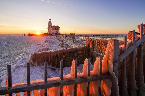 Zonsopkomst bij het Paard van Marken