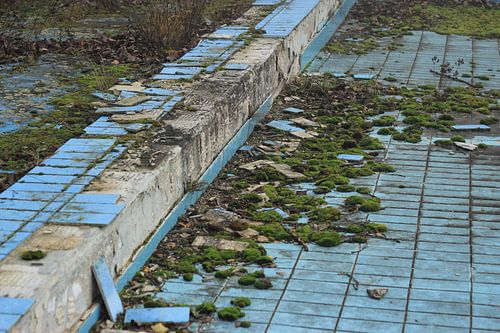 Abandoned swimming pool in Germany